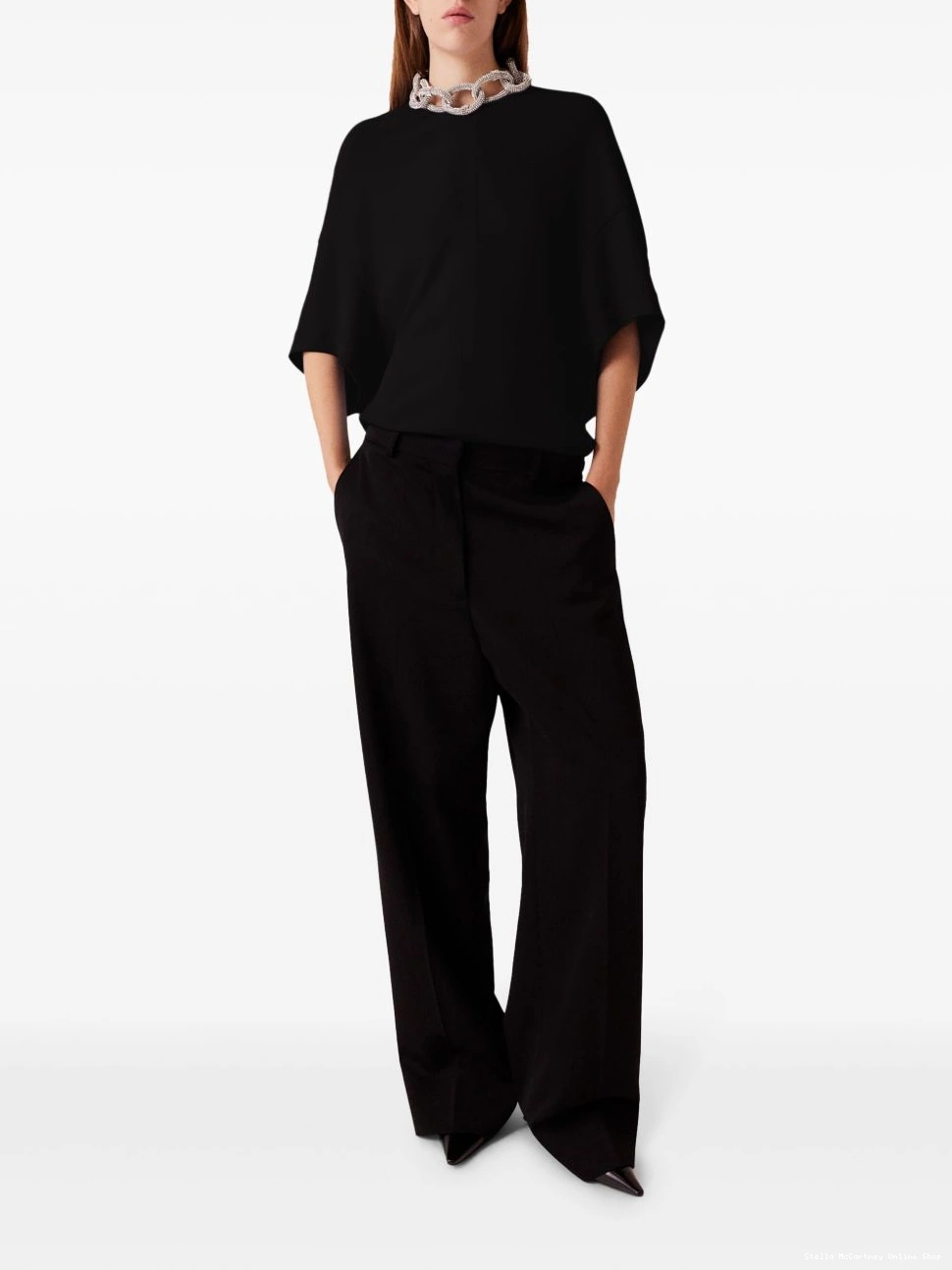 Affordable Women Stella chain-embellished McCartney blouse 0402